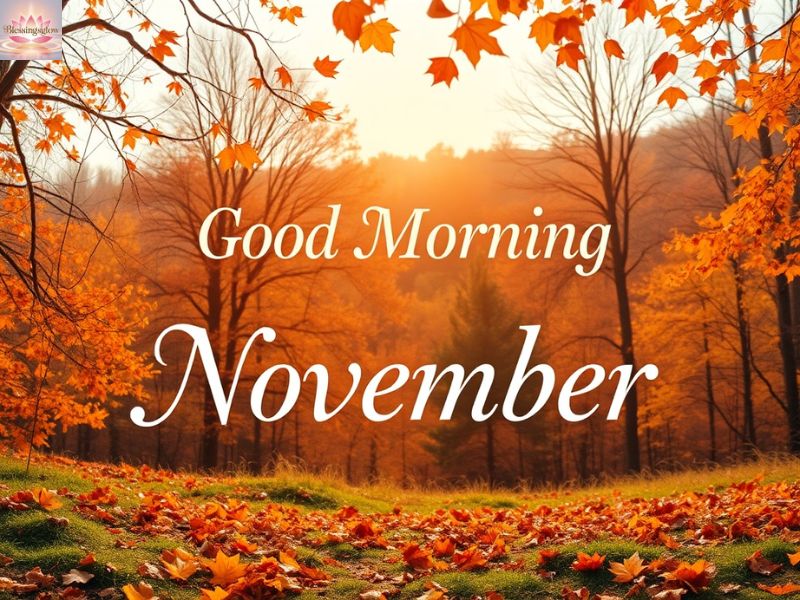 Short Messagse Good Morning November